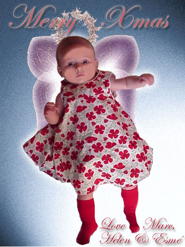 Esm&eacute; as an angel