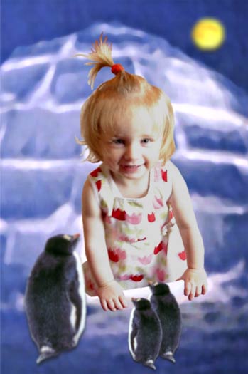 Esm&eacute; and the penguins